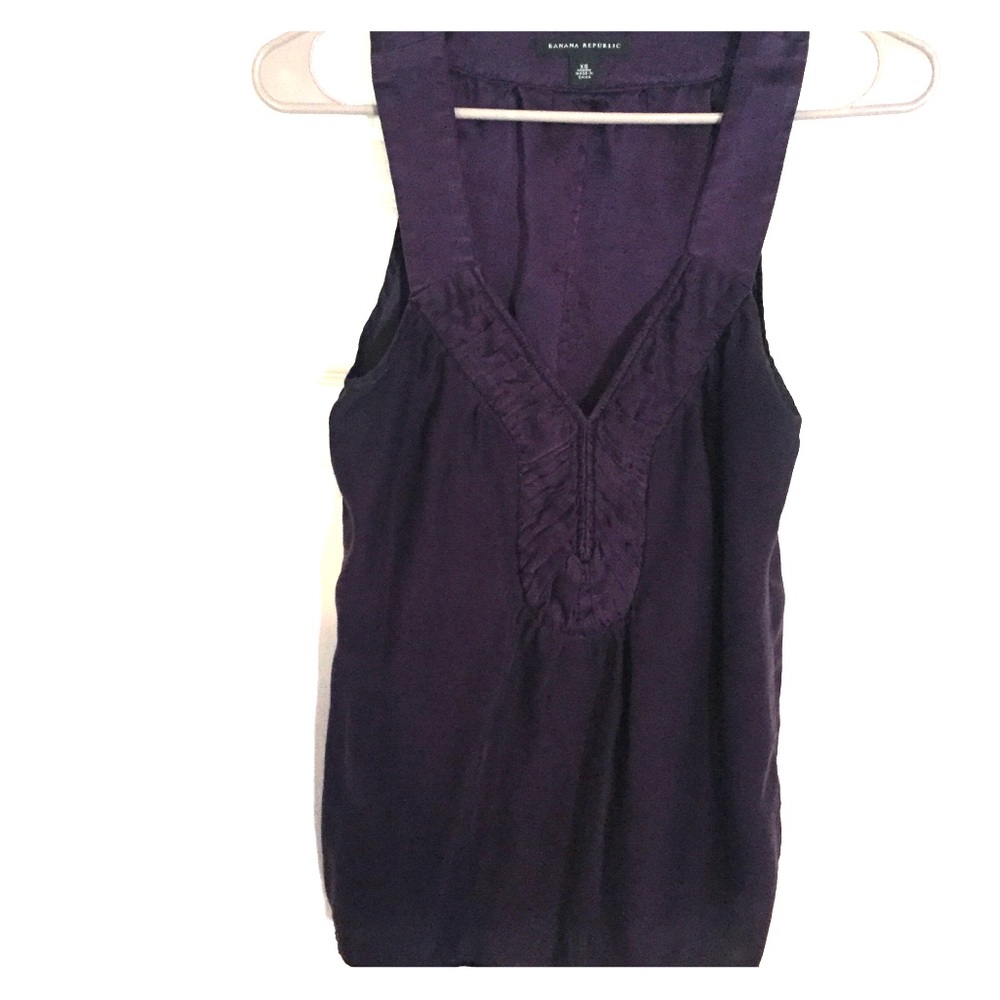 { BANANA REPUBLIC } XS %100 SILK BLOUSE TANK